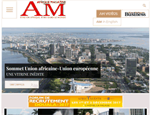 Tablet Screenshot of afriquemagazine.com